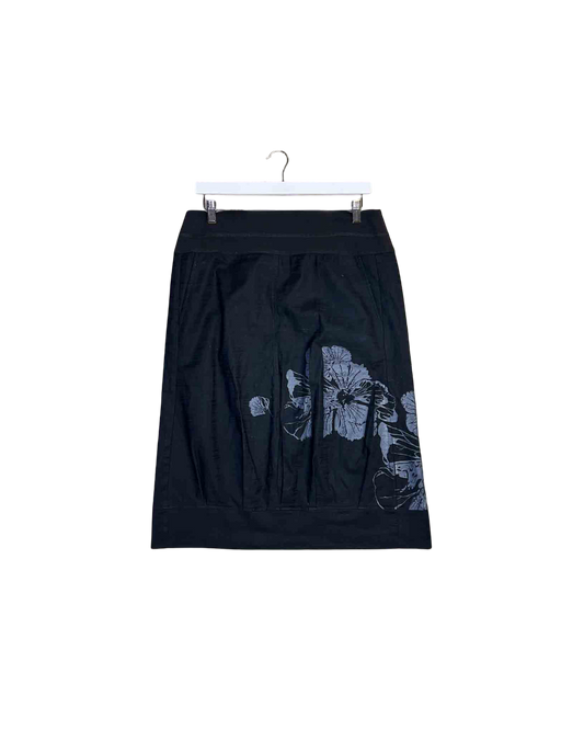 Size 14 (XL) | Obi New Zealand Screen Print Flower Skirt