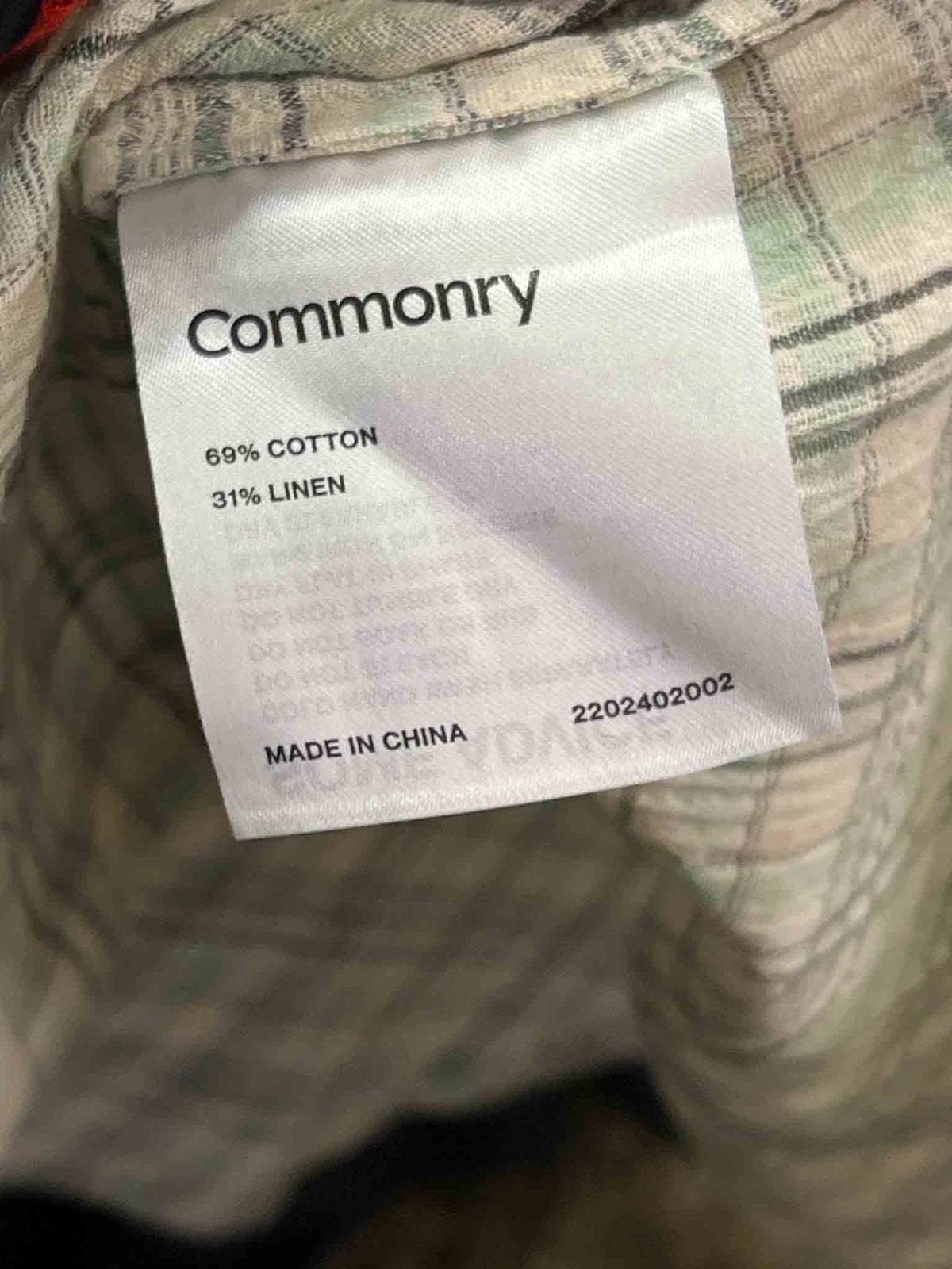 Size 10 | Commonry Green Plaid Shirt