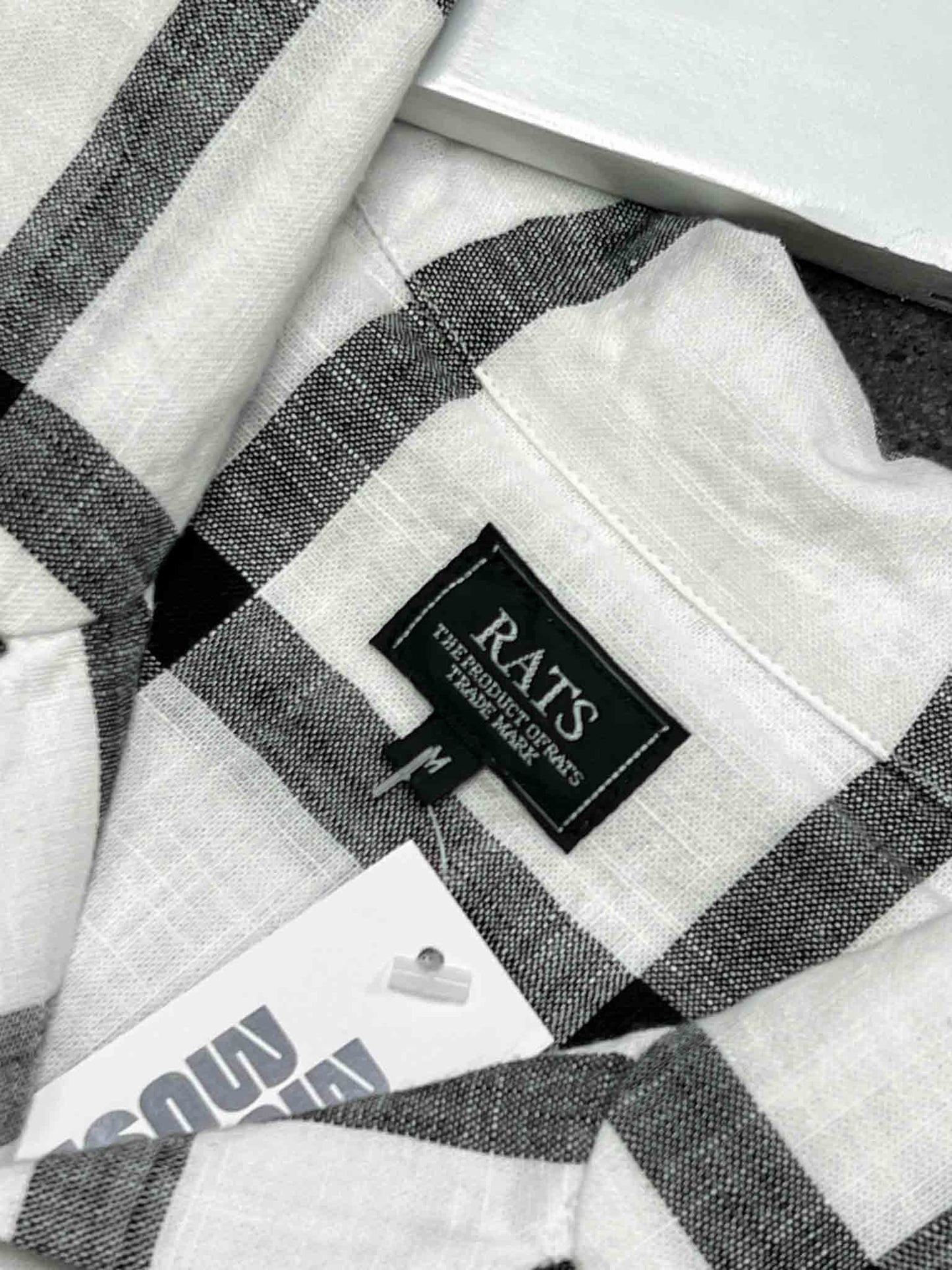 Size M | RATS Windowpane Check Shirt NWT