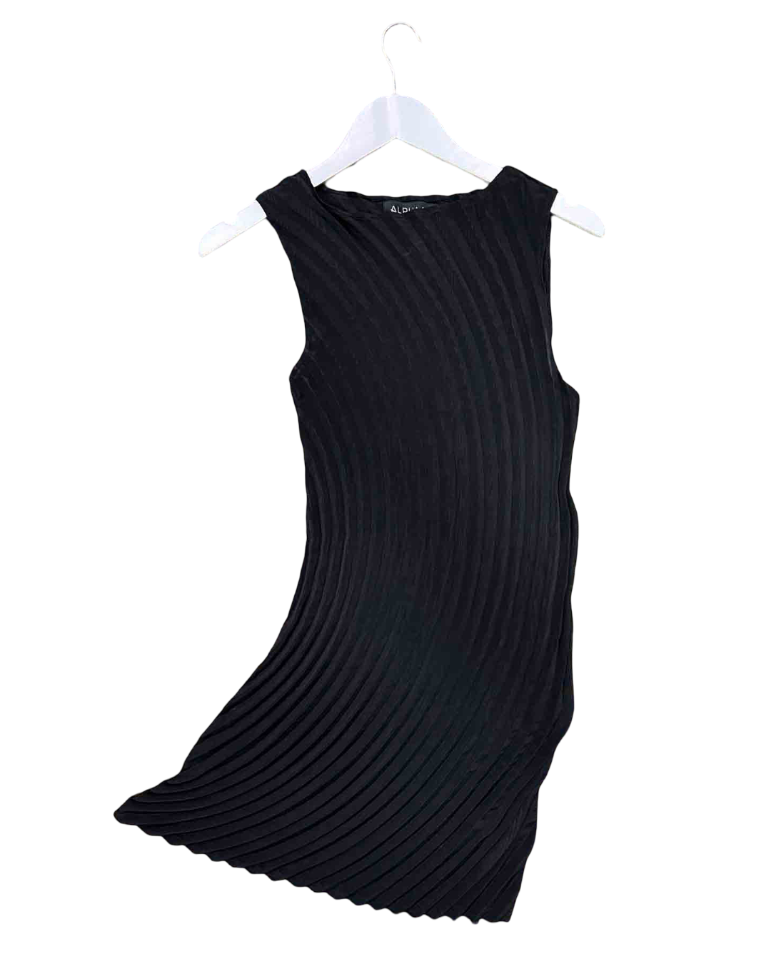 Size XS | Alpha60 Black Pleated Dress