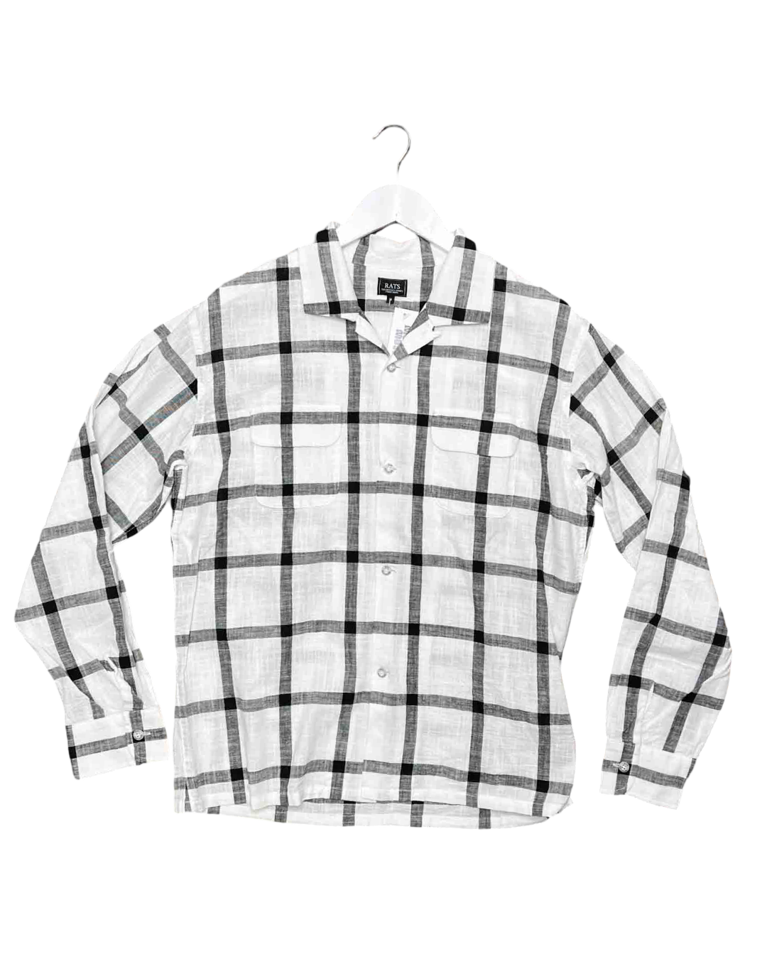 Size M | RATS Windowpane Check Shirt NWT