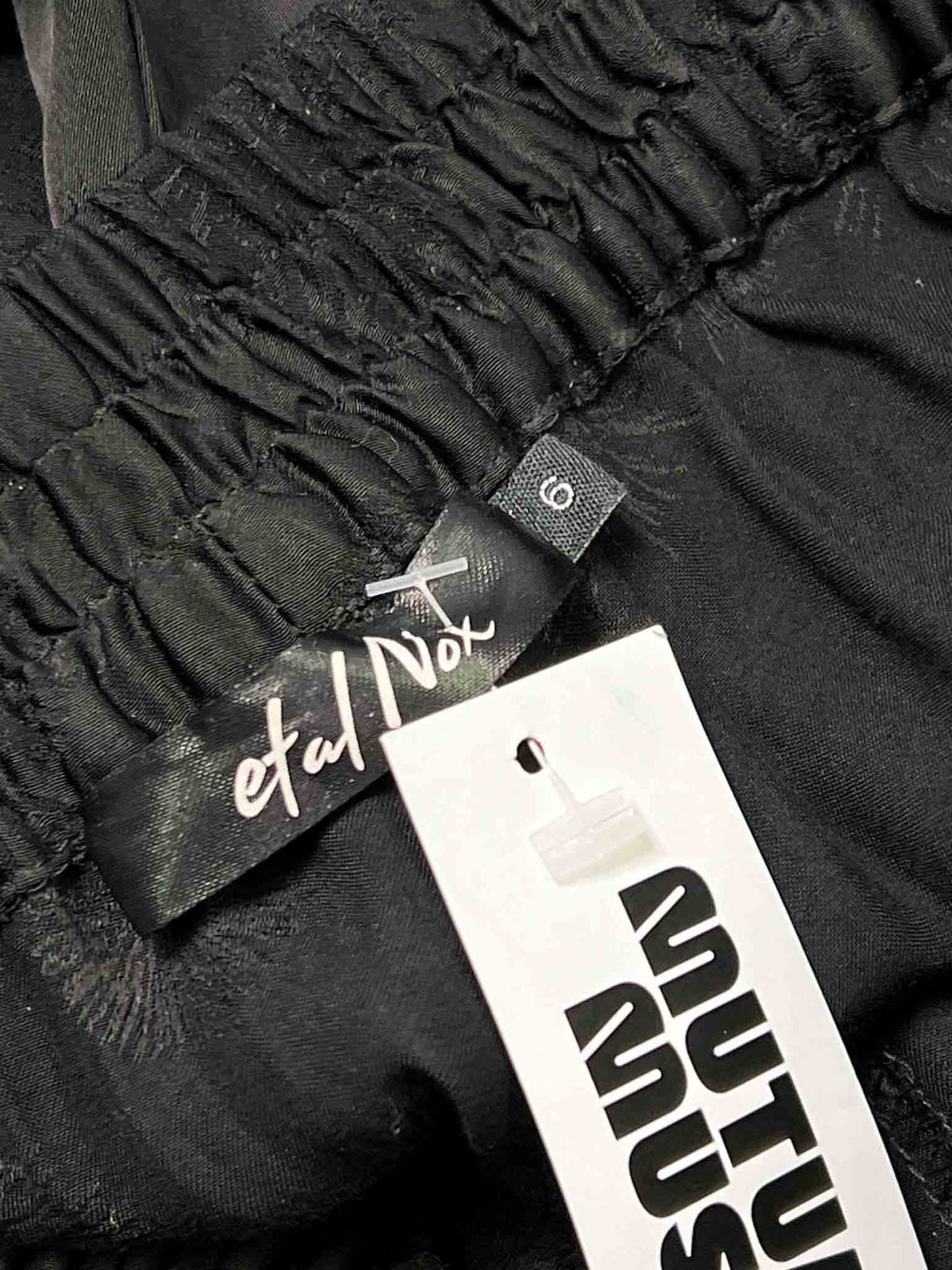 Size 6 | Et Al Nox Black Silky Wide-Leg Pants