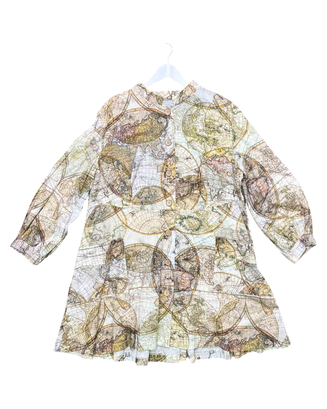 Size 24 | Simply Christene Cotton Poplin Globe Mini Dress