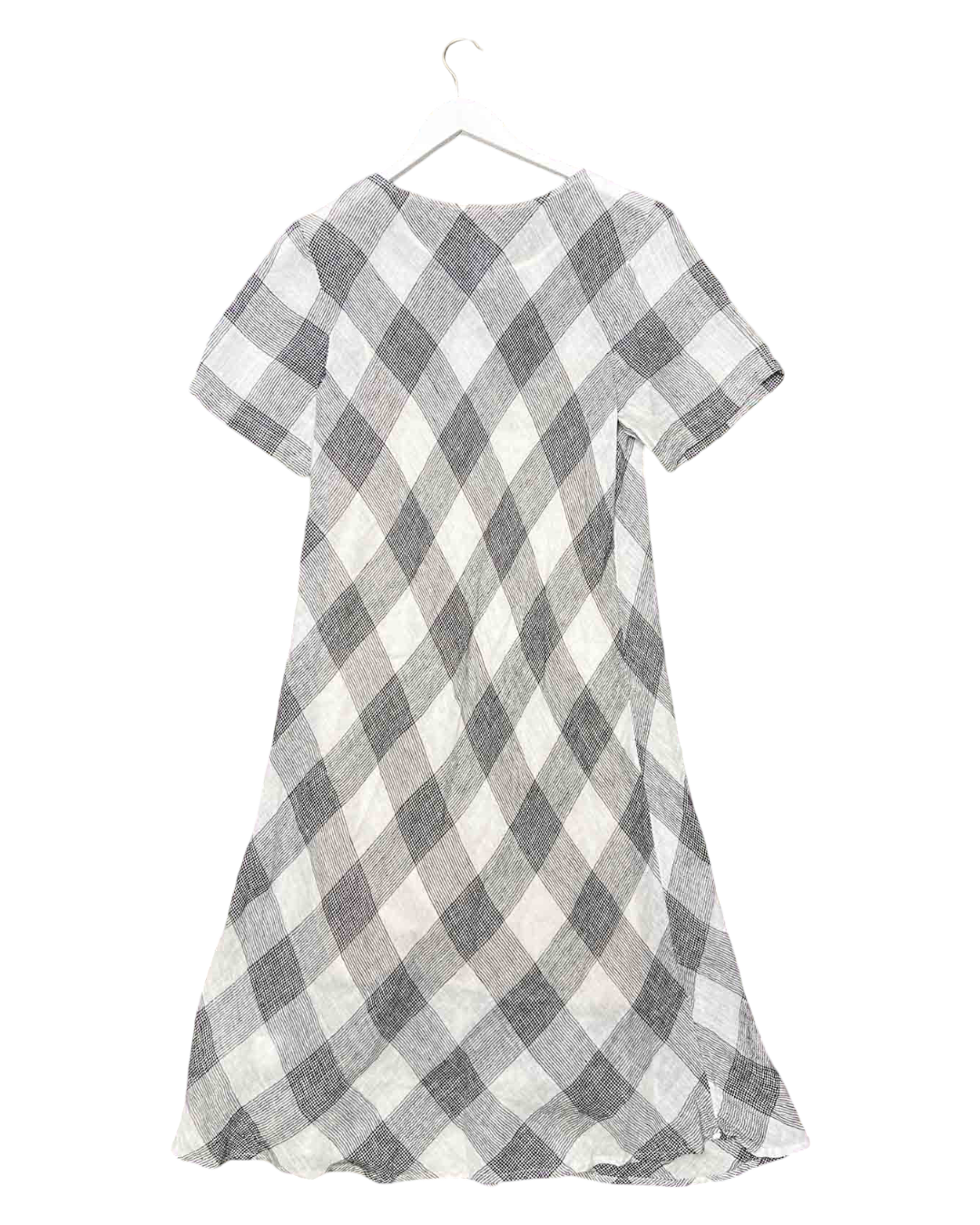 Size 12 | Gorman Linen Plaid Midi Dress