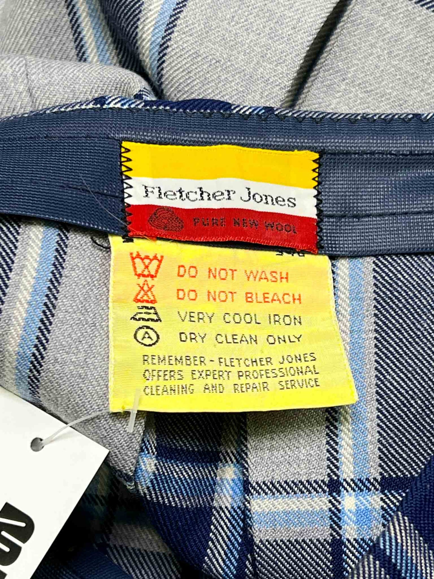 Size L | Fletcher Jones Plaid Wool Kilt Skirt