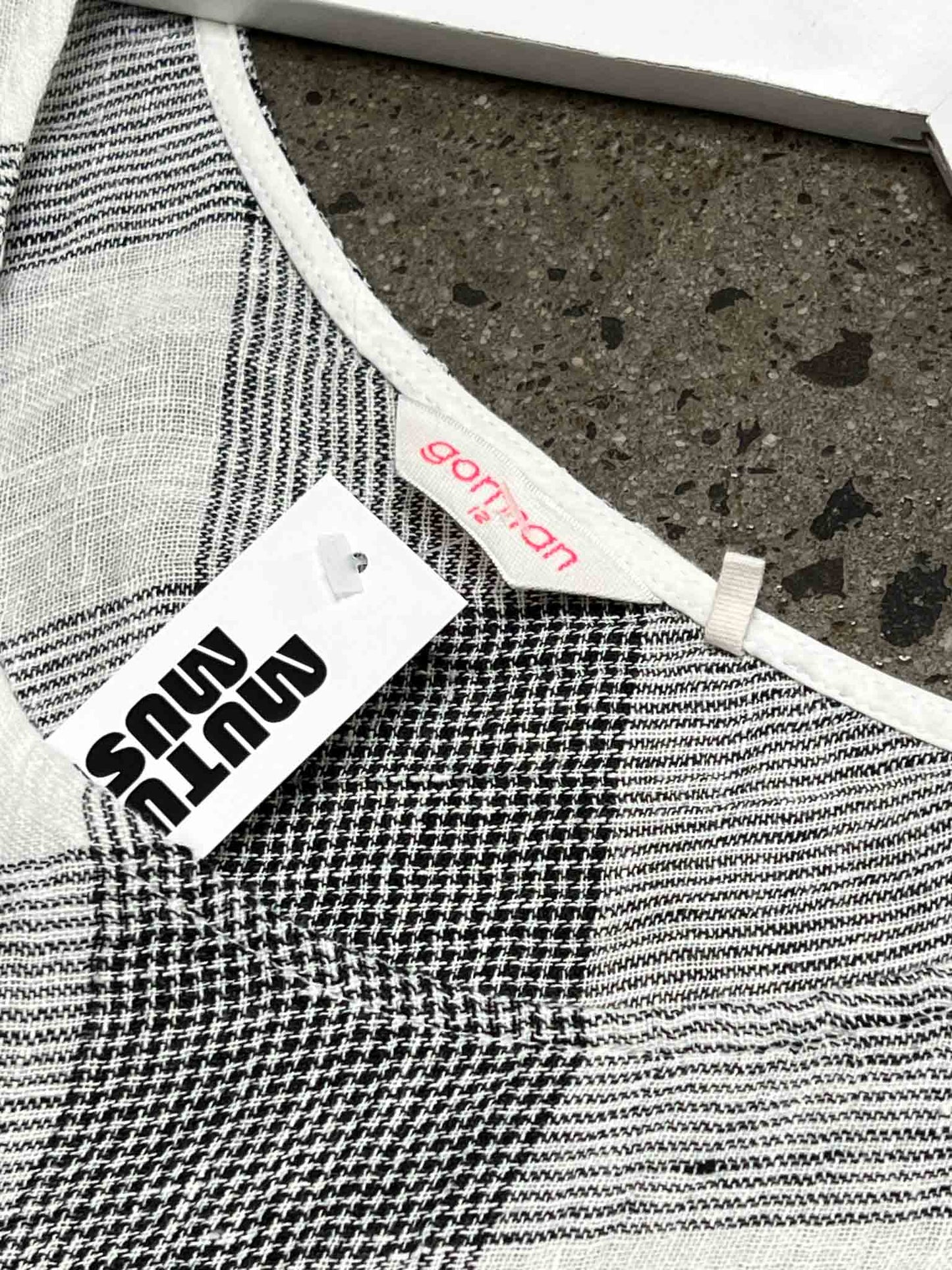 Size 12 | Gorman Linen Plaid Midi Dress