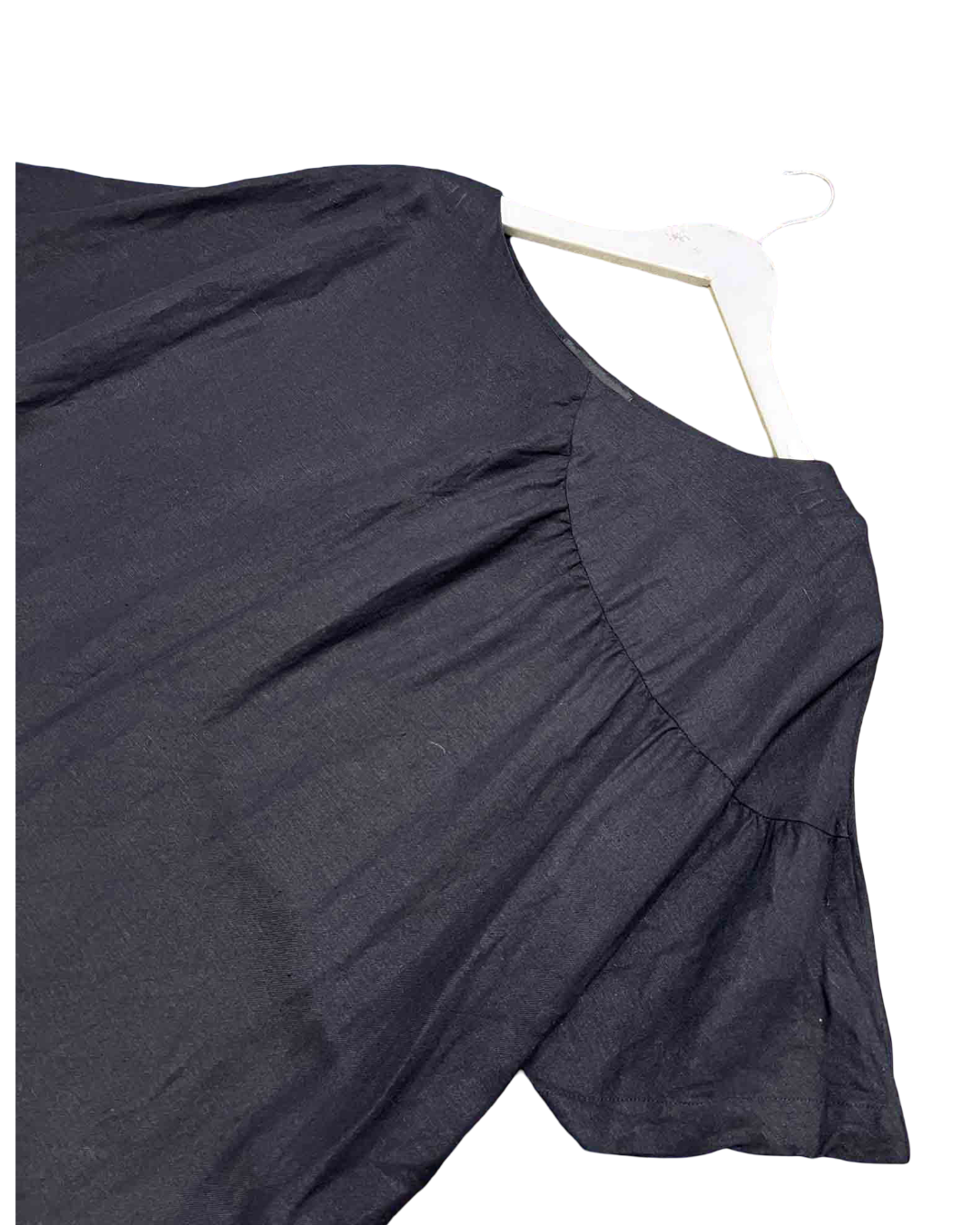 Size L | Alpha60 Black Linen Vaeh Midi Dress
