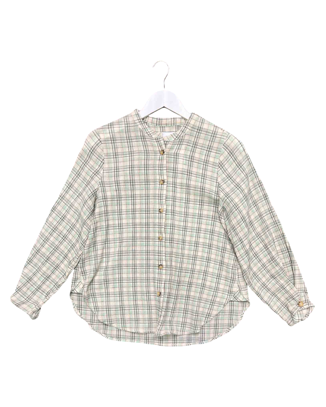 Size 10 | Commonry Green Plaid Shirt
