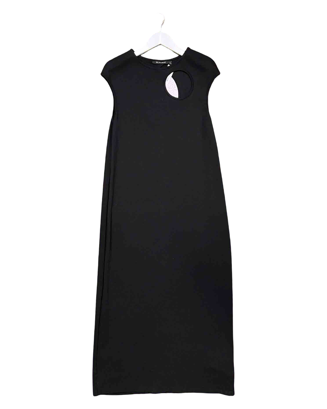 Size L | Alpha60 Black Cut Out Maxi Dress