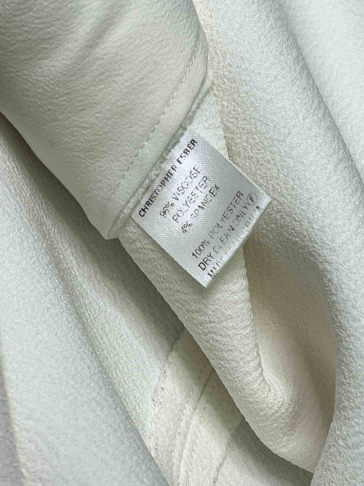 Size S | Christopher Esber White Sleeveless Top