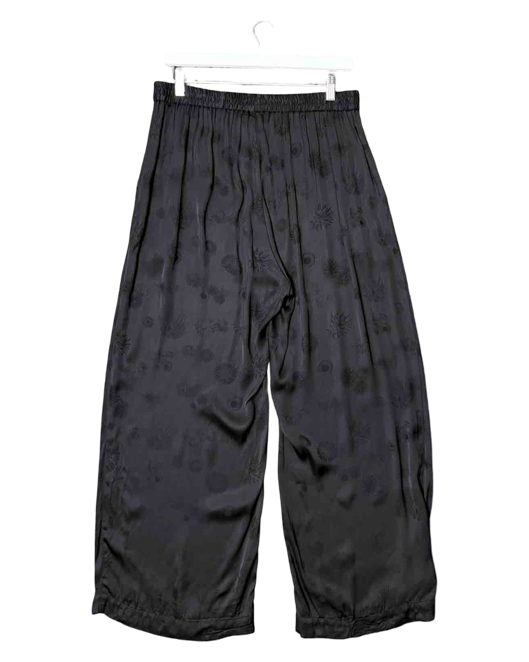 Size 6 | Et Al Nox Black Silky Wide-Leg Pants