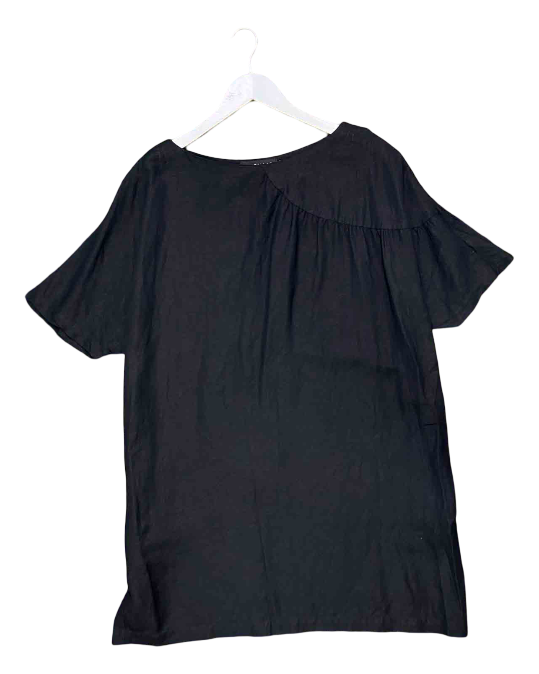 Size L | Alpha60 Black Linen Vaeh Midi Dress
