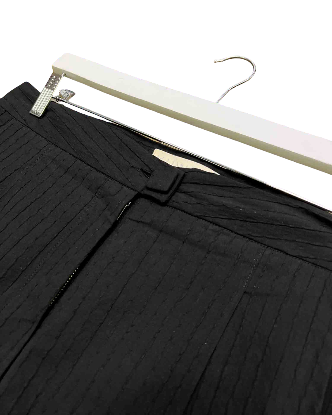 Size L (12) | Kuwaii Black Stitch Stretchy Trousers