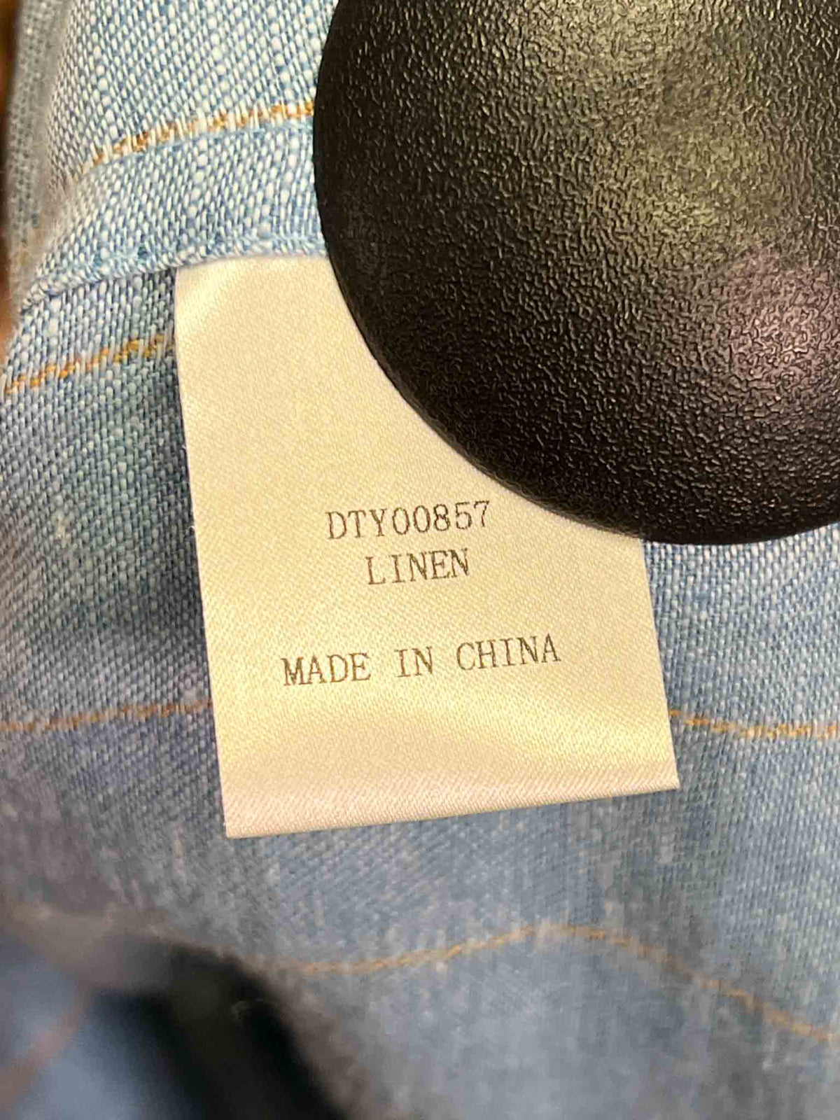 Size 8 | M.A Dainty Baby Blue Pinstripe Linen Casual Blazer