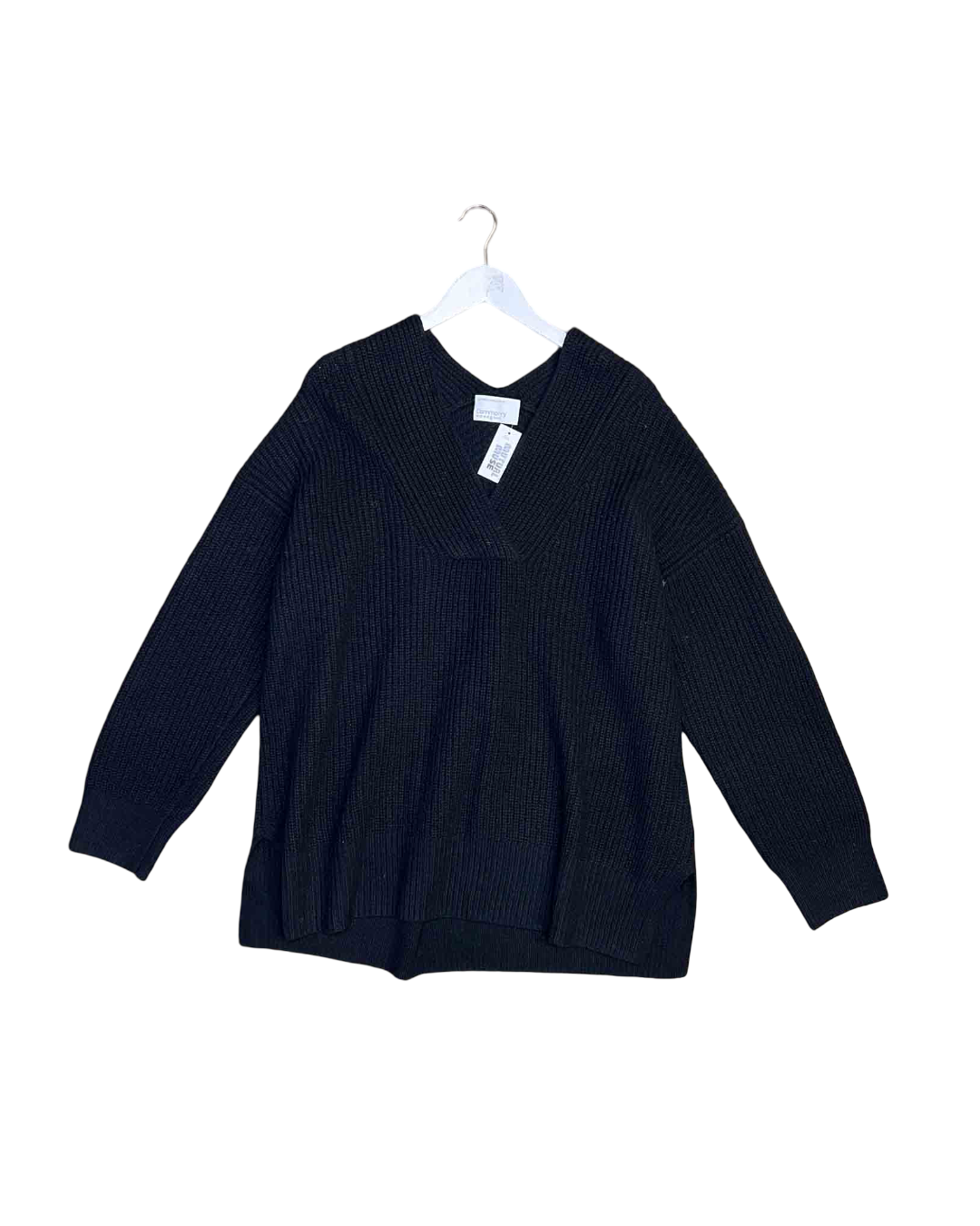 Size 3XL| Commonry Black Chunky Knit Jumper