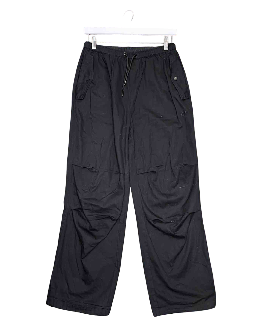 Size S | P.E Nation Black Cotton Discovery Pants