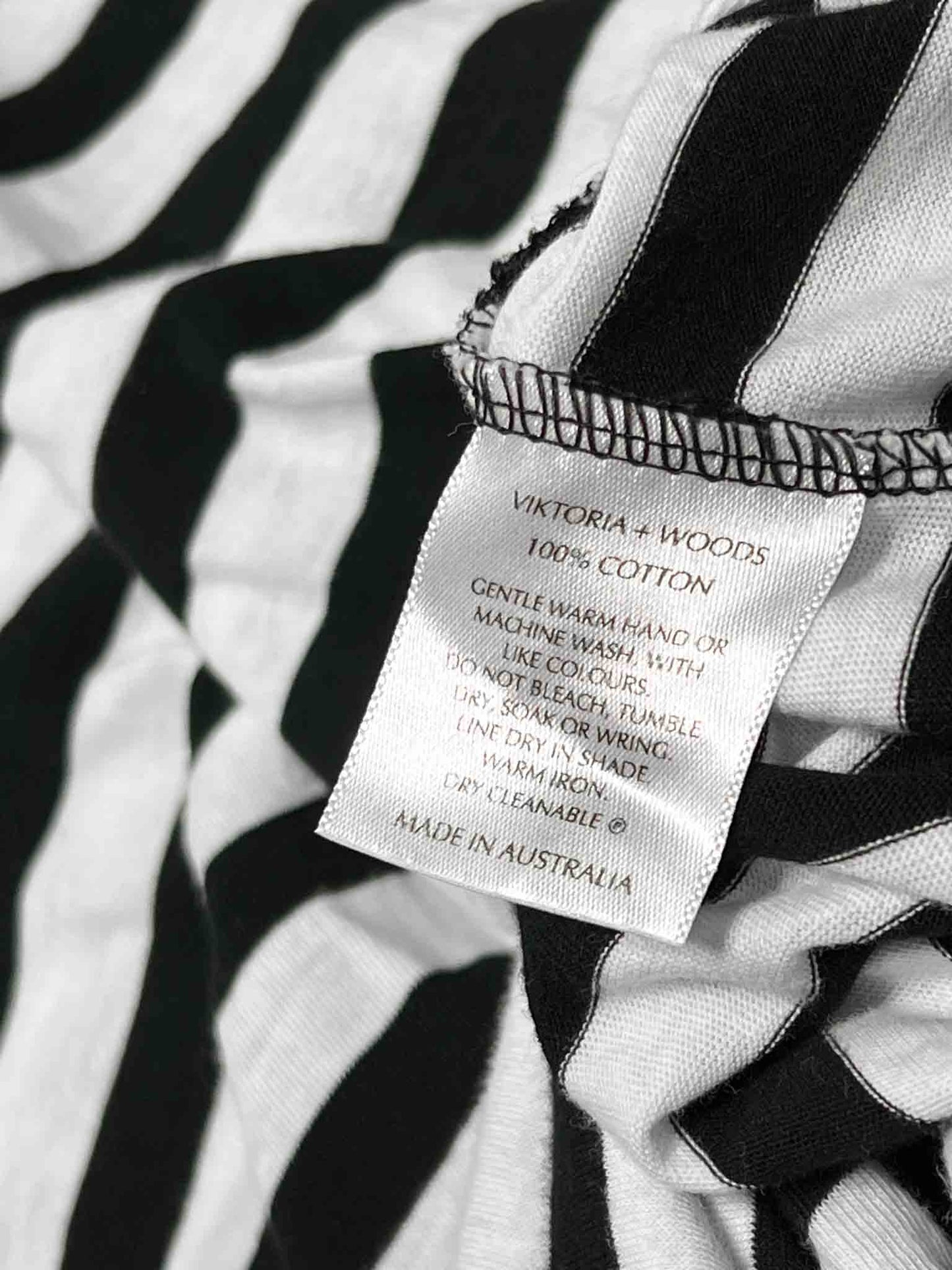 Size 1 (8) | Viktoria & Woods Striped Cotton Maxi Dress