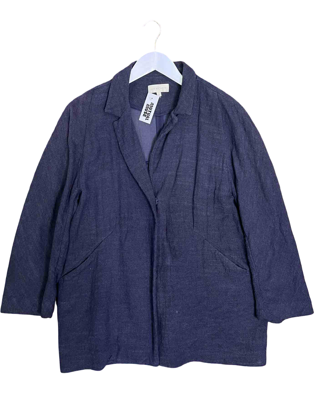 Size M |  Lee Mathews Linen Relaxed Jacket