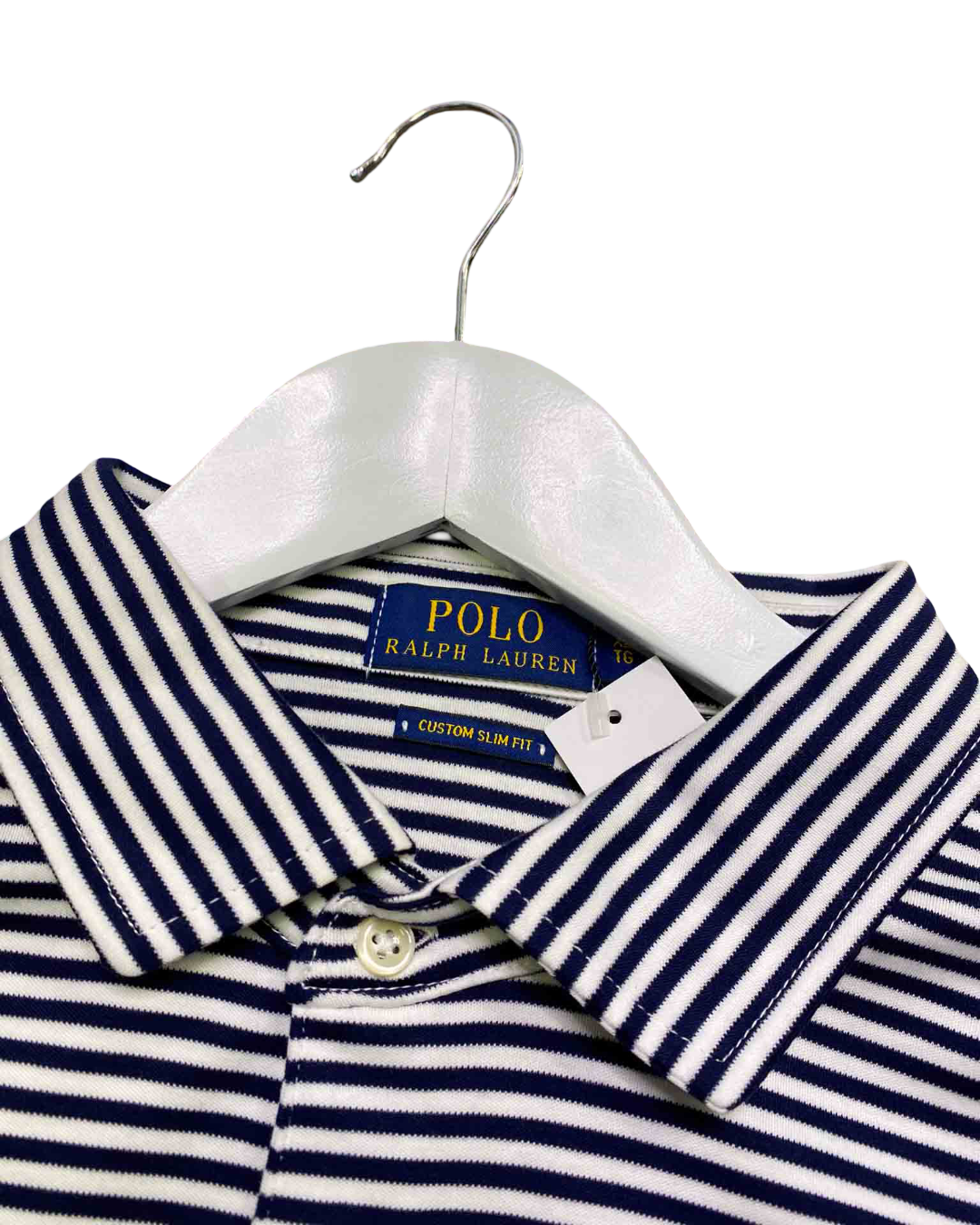 Size XL | Polo Ralph Lauren Navy and White Striped Polo NWT