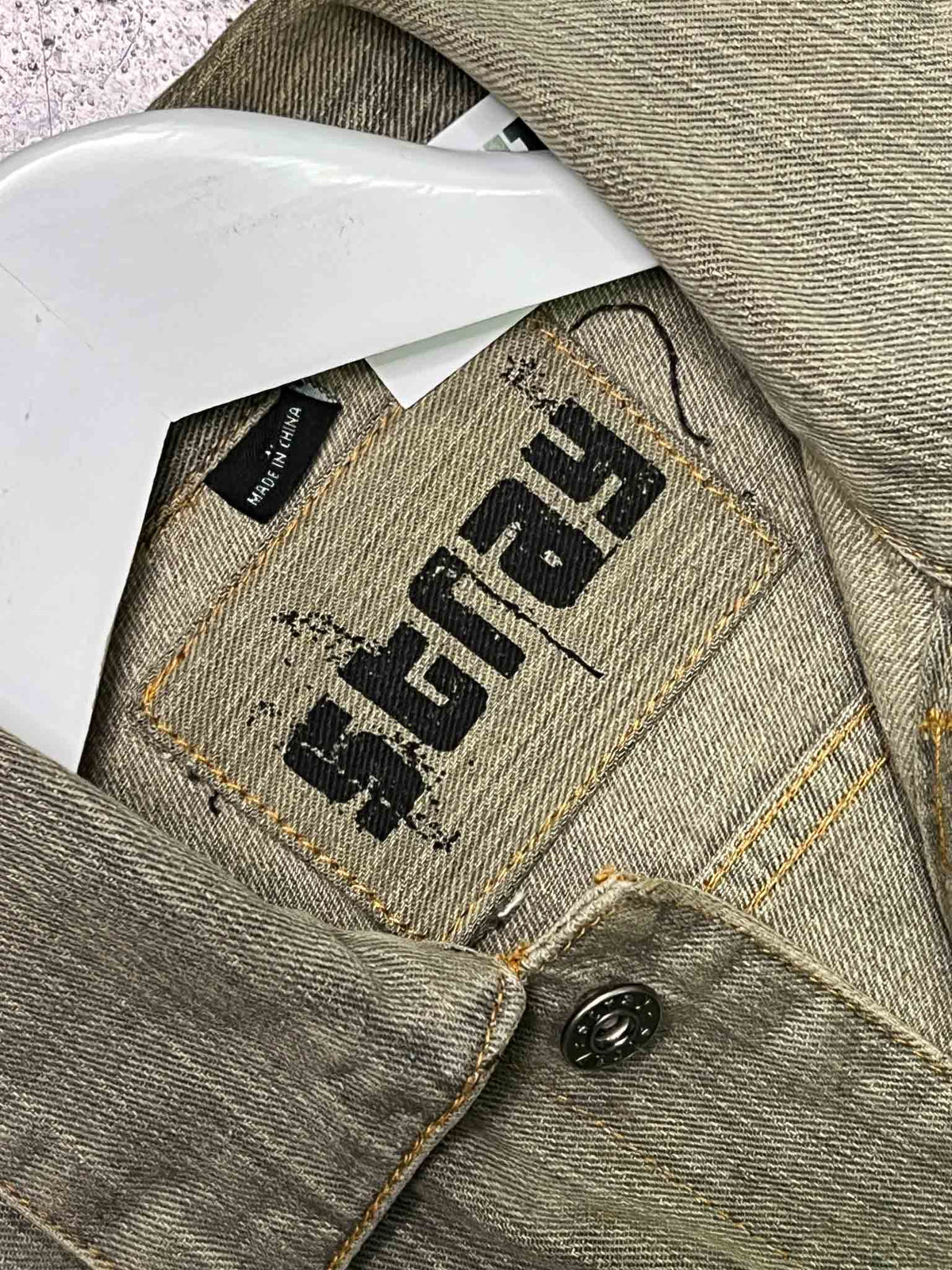 Size M | Stray Beige Denim Jacket