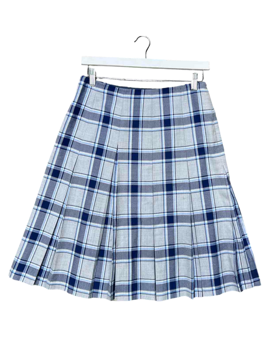 Size L | Fletcher Jones Plaid Wool Kilt Skirt