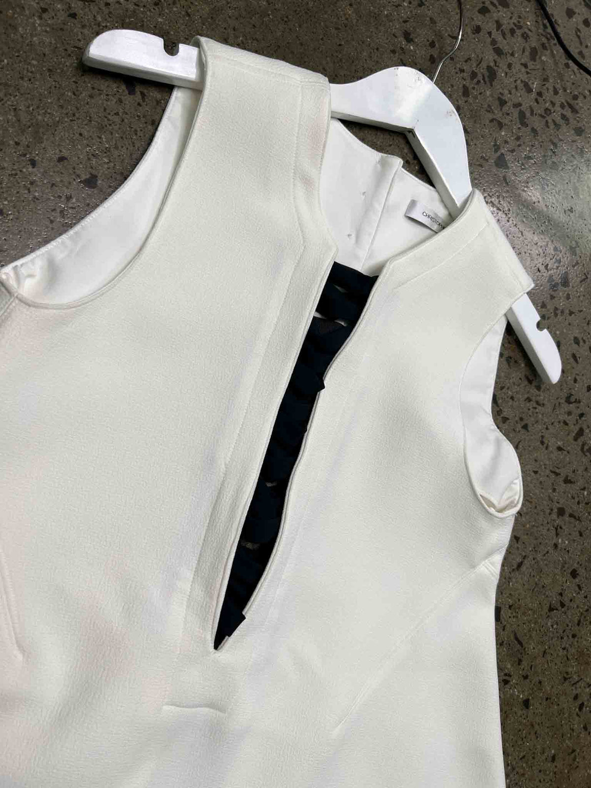 Size S | Christopher Esber White Sleeveless Top