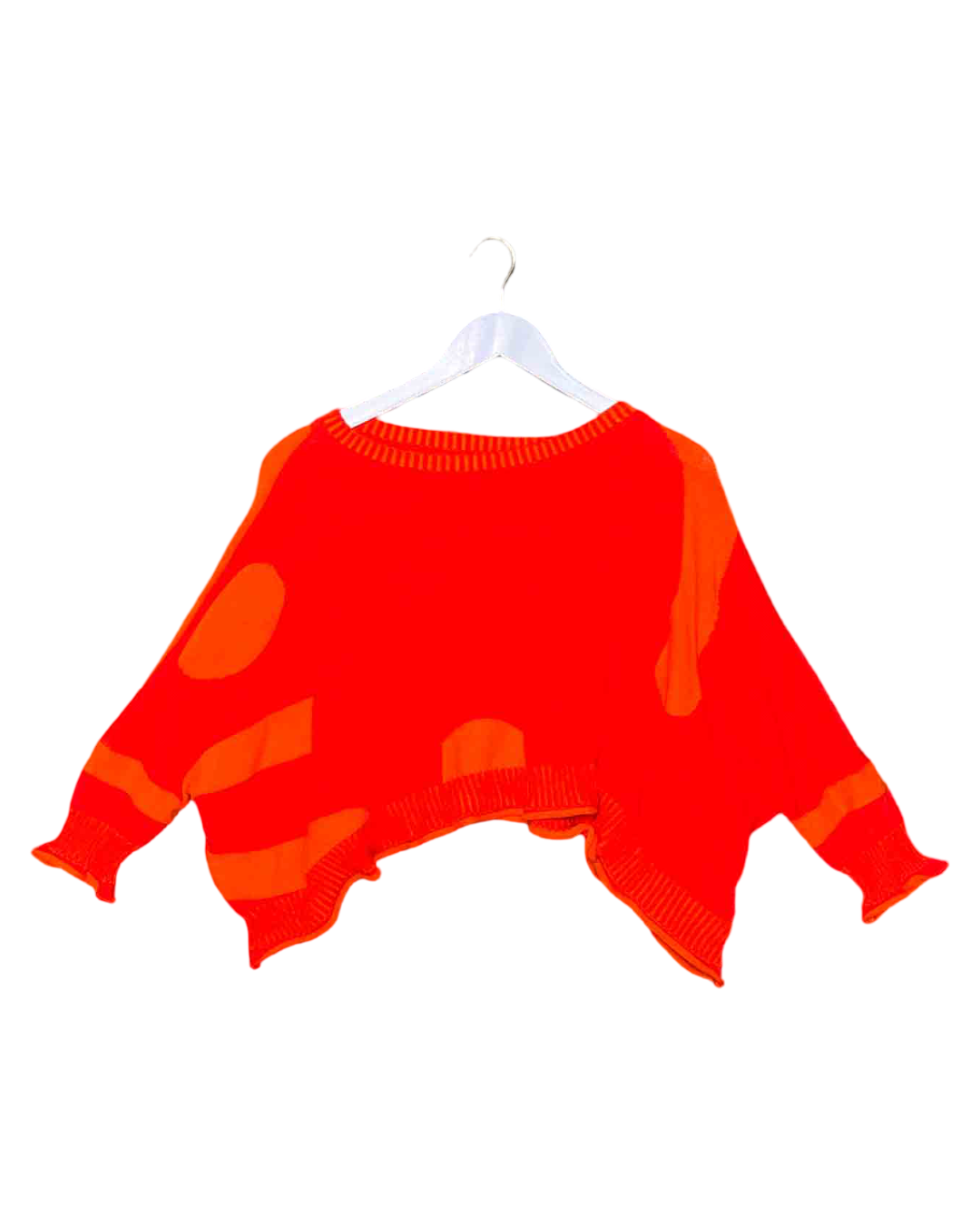 Size M | Fool Red Cropped Cotton Knit Jumper