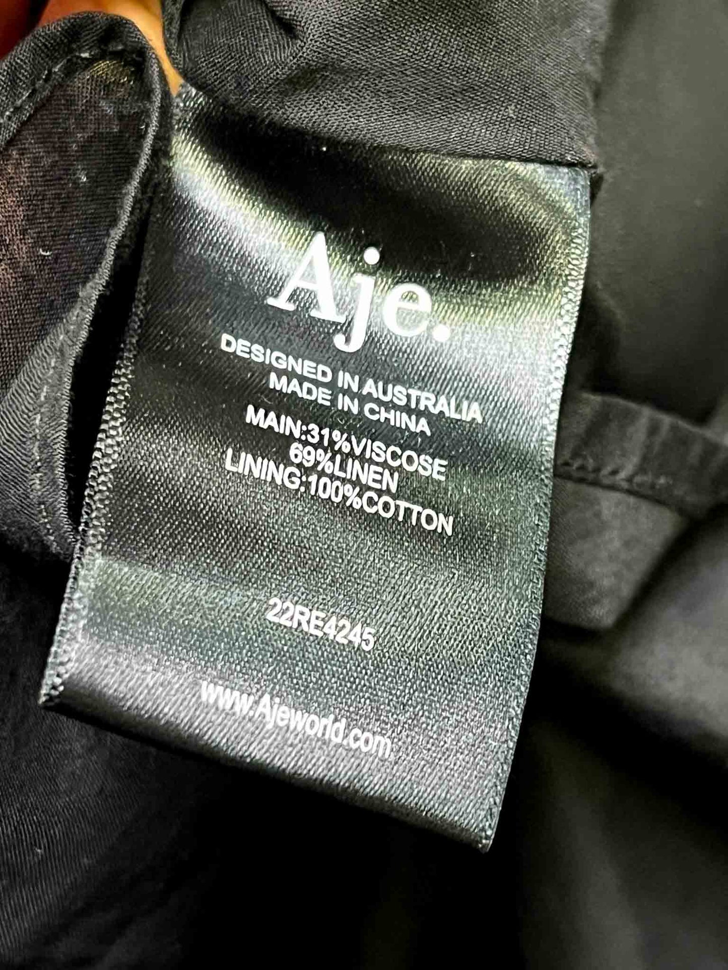 Size XXS | Aje Skirt Yves Black Midi Skirt