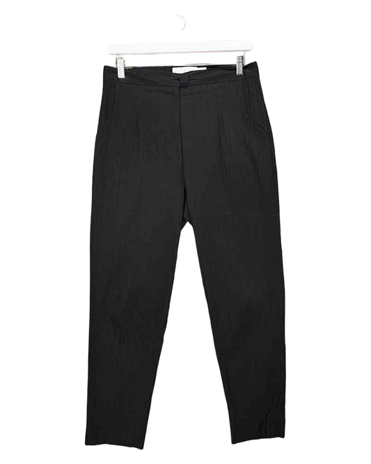 Size L (12) | Kuwaii Black Stitch Stretchy Trousers