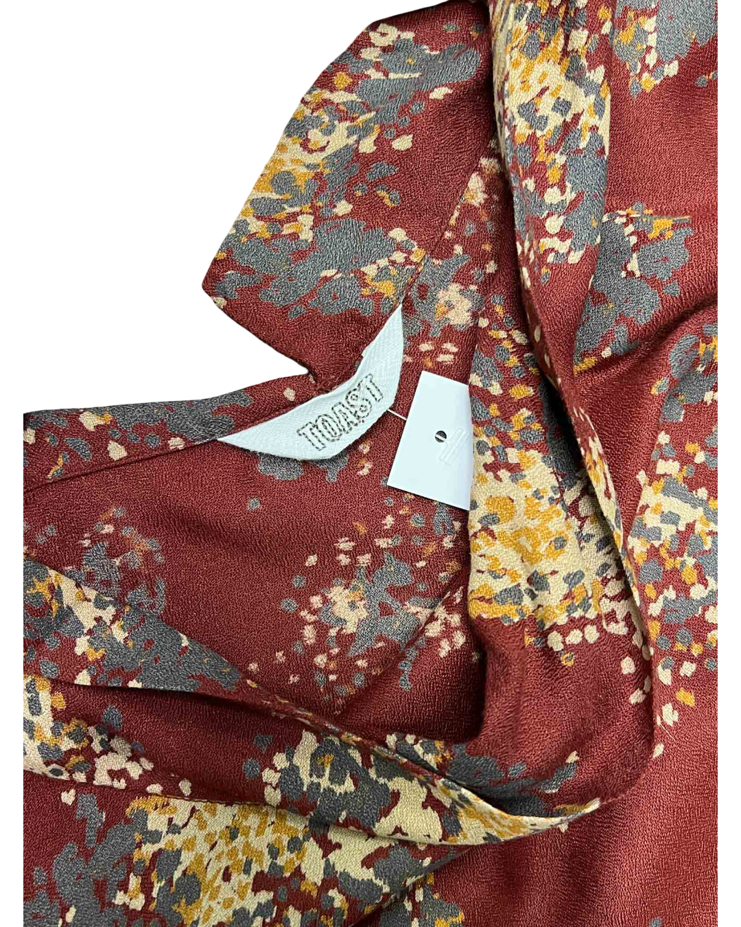 Size 14 | Toast Printed Cowl Neck Top