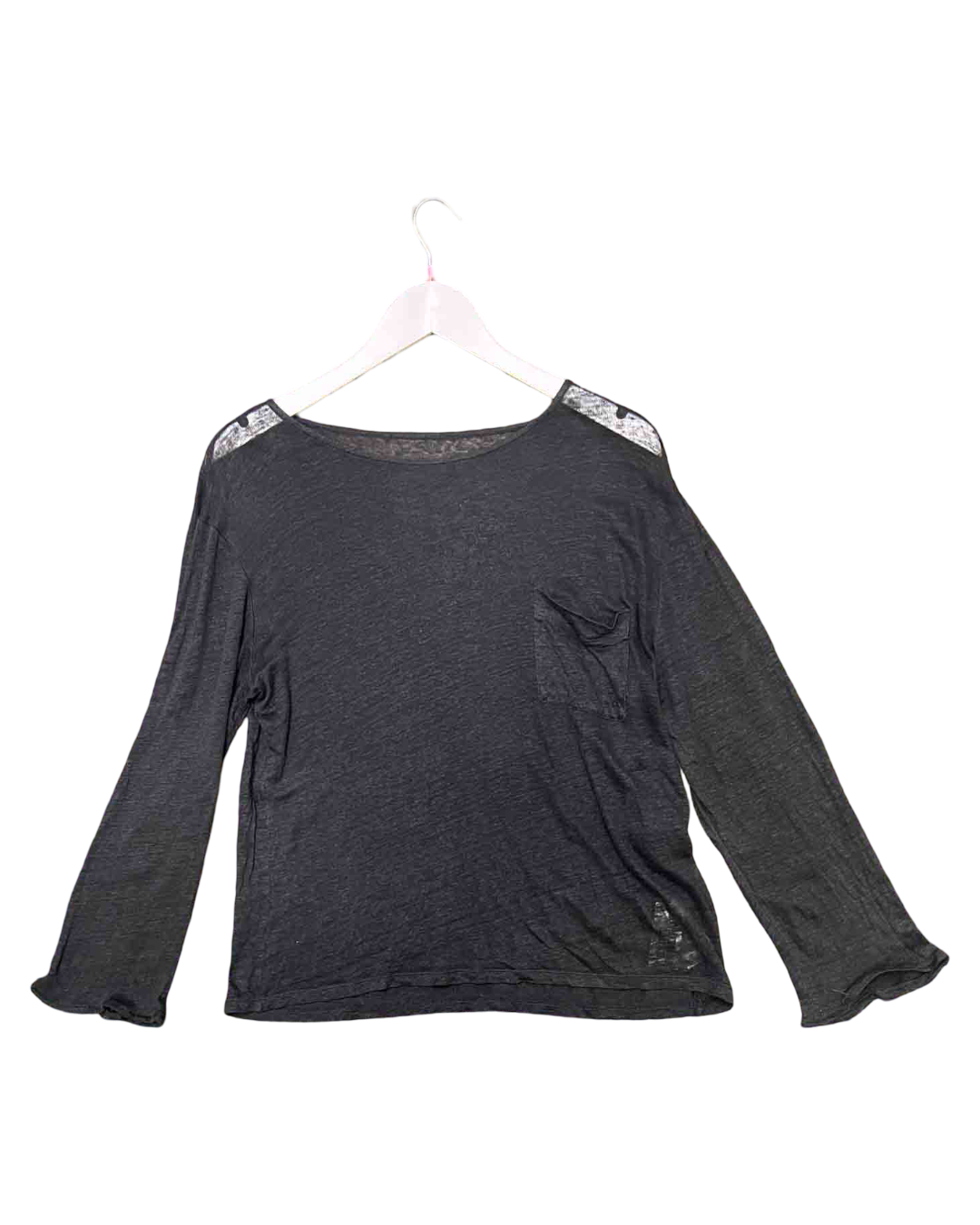 Size S | Acne Studios Grey Sheer Top