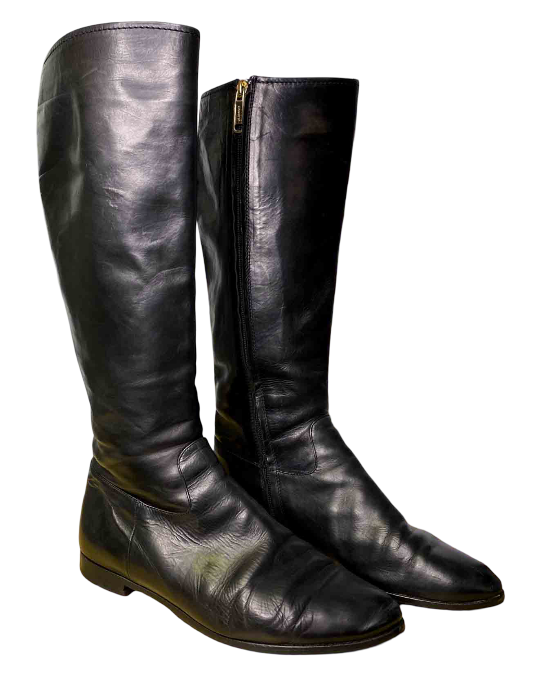 Size 39 | Jil Sander Black Leather Riding Boots