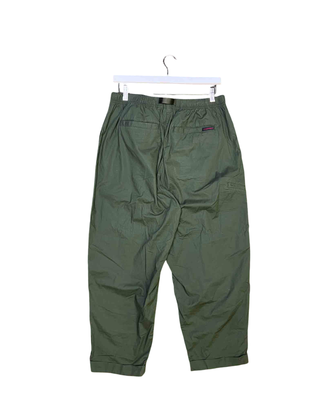 Size XL | Gramicci Olive Nylon Packable Track Pants