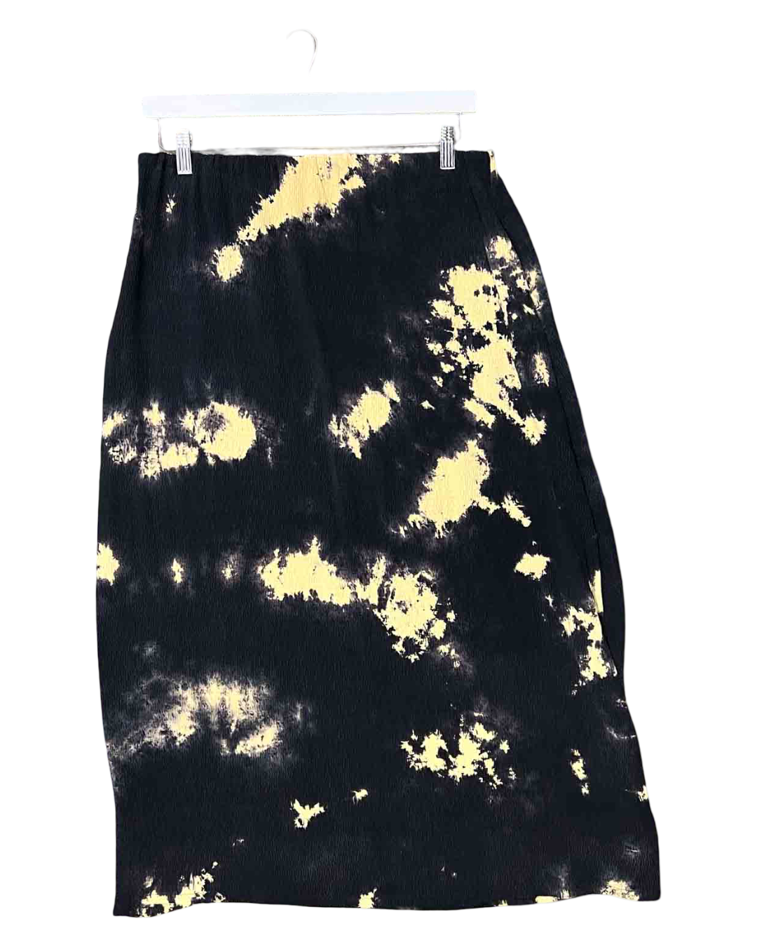 Size L | Alpha60 Acid Wash Bamboo/Silk Midi Skirt
