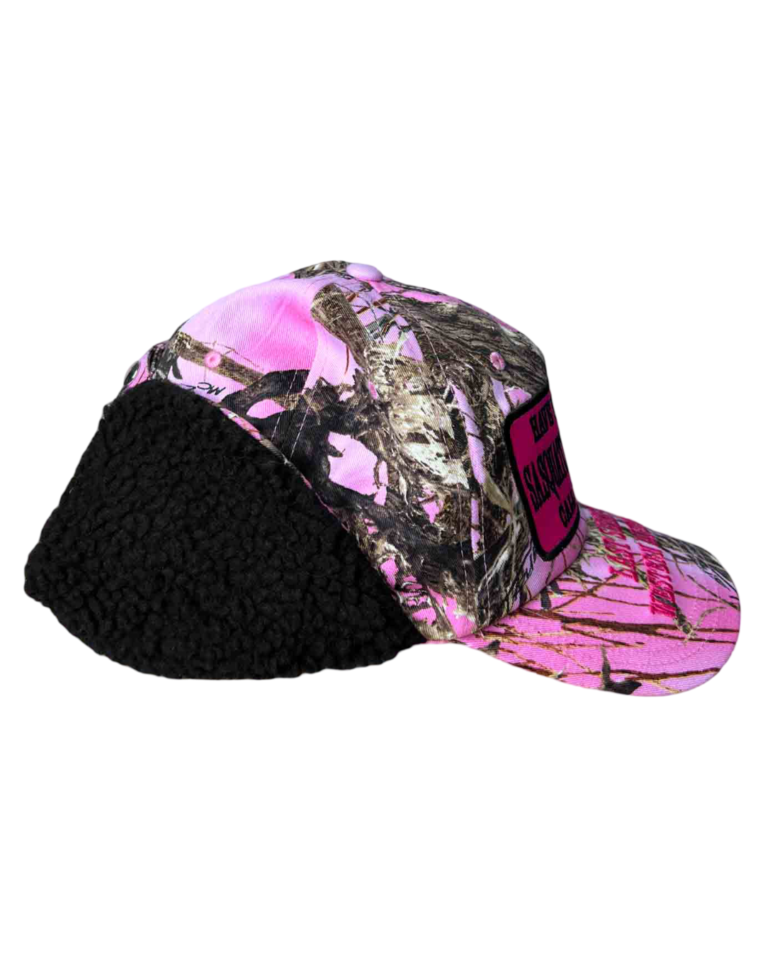 Size OS | All Angels Are Aliens Pink Camo Deerstalker Cap