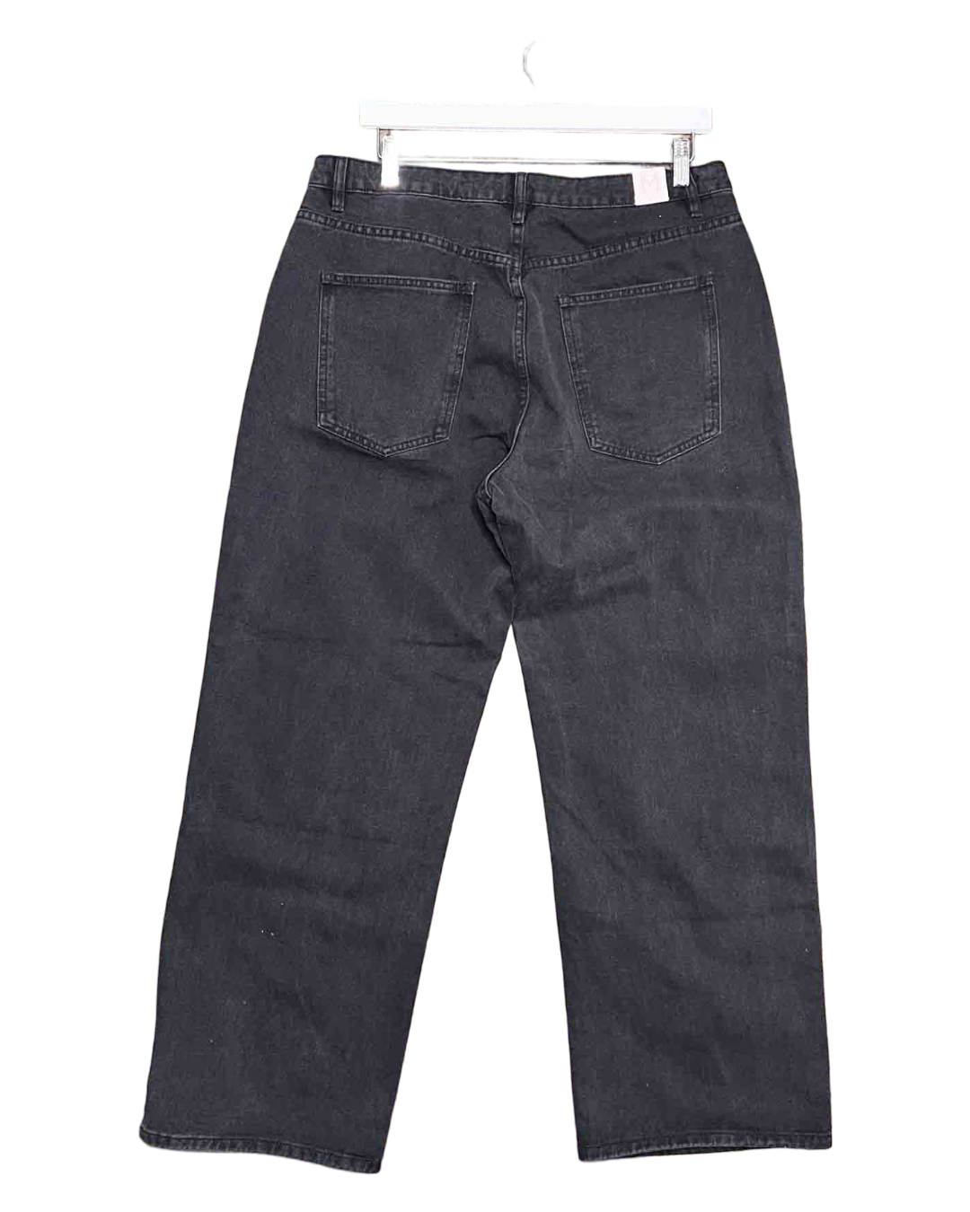 Size 16 (XXL) | Marle Black Organic Cotton Wide Leg Jeans