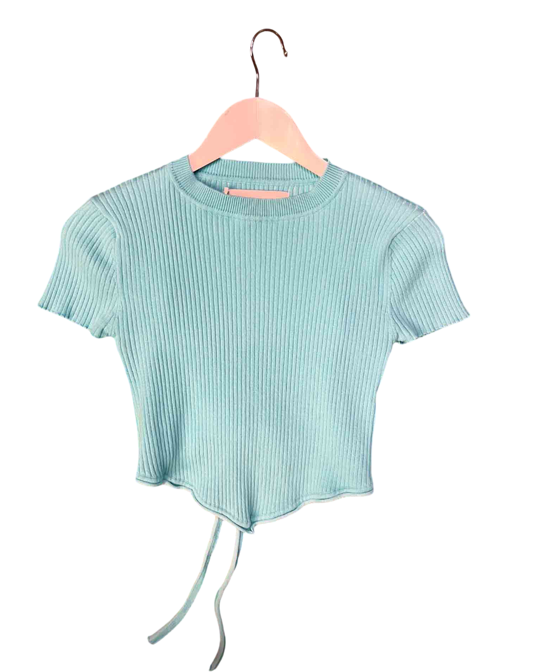 Size M | Arthur Blue Open Back Top
