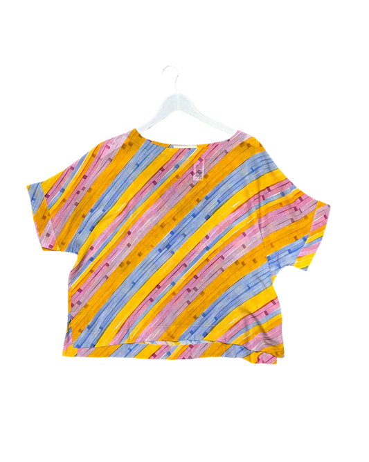 Size XL | Nancybird Silk Stripe Top