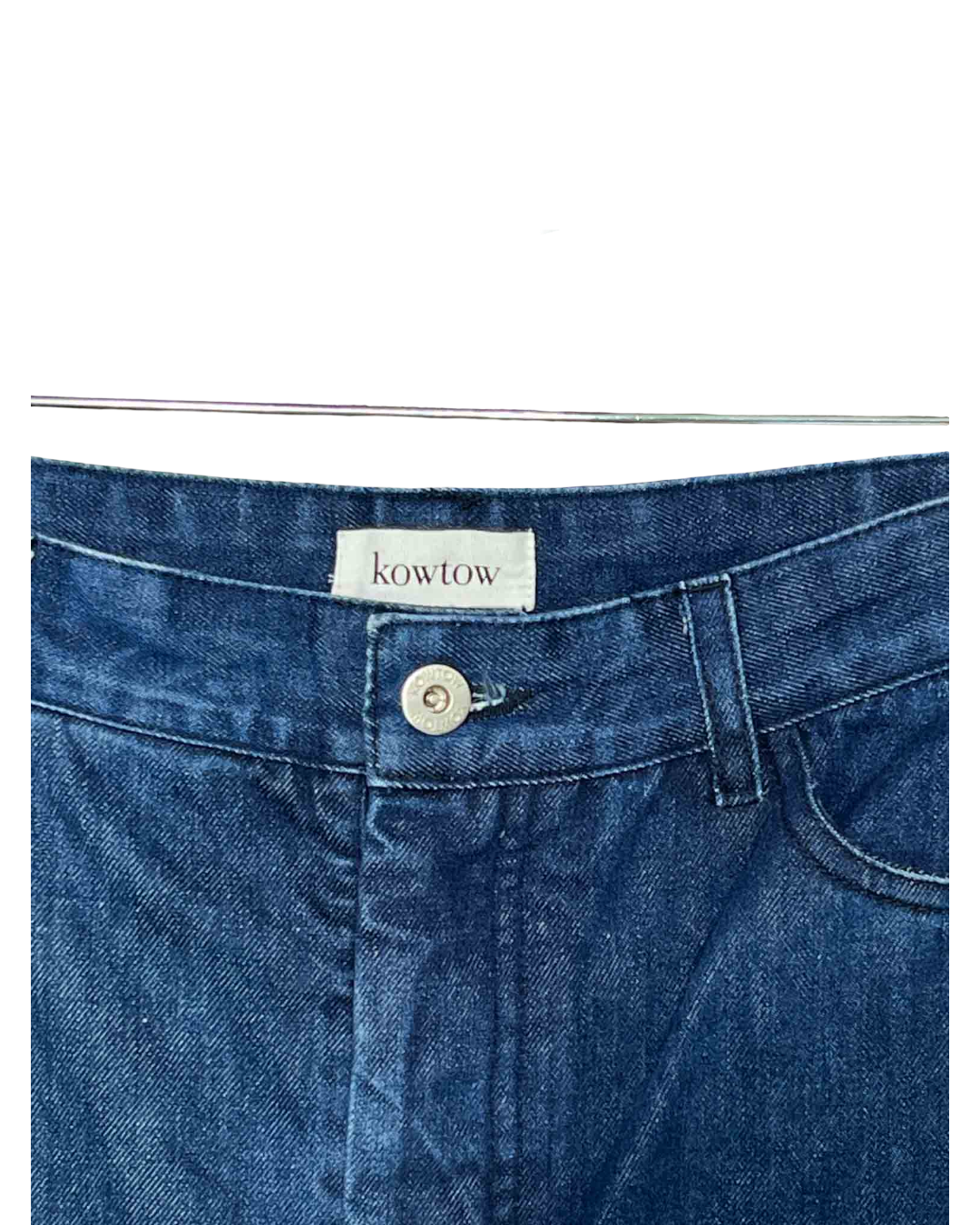 Size XL |  Kowtow Indigo Wideleg Jeans