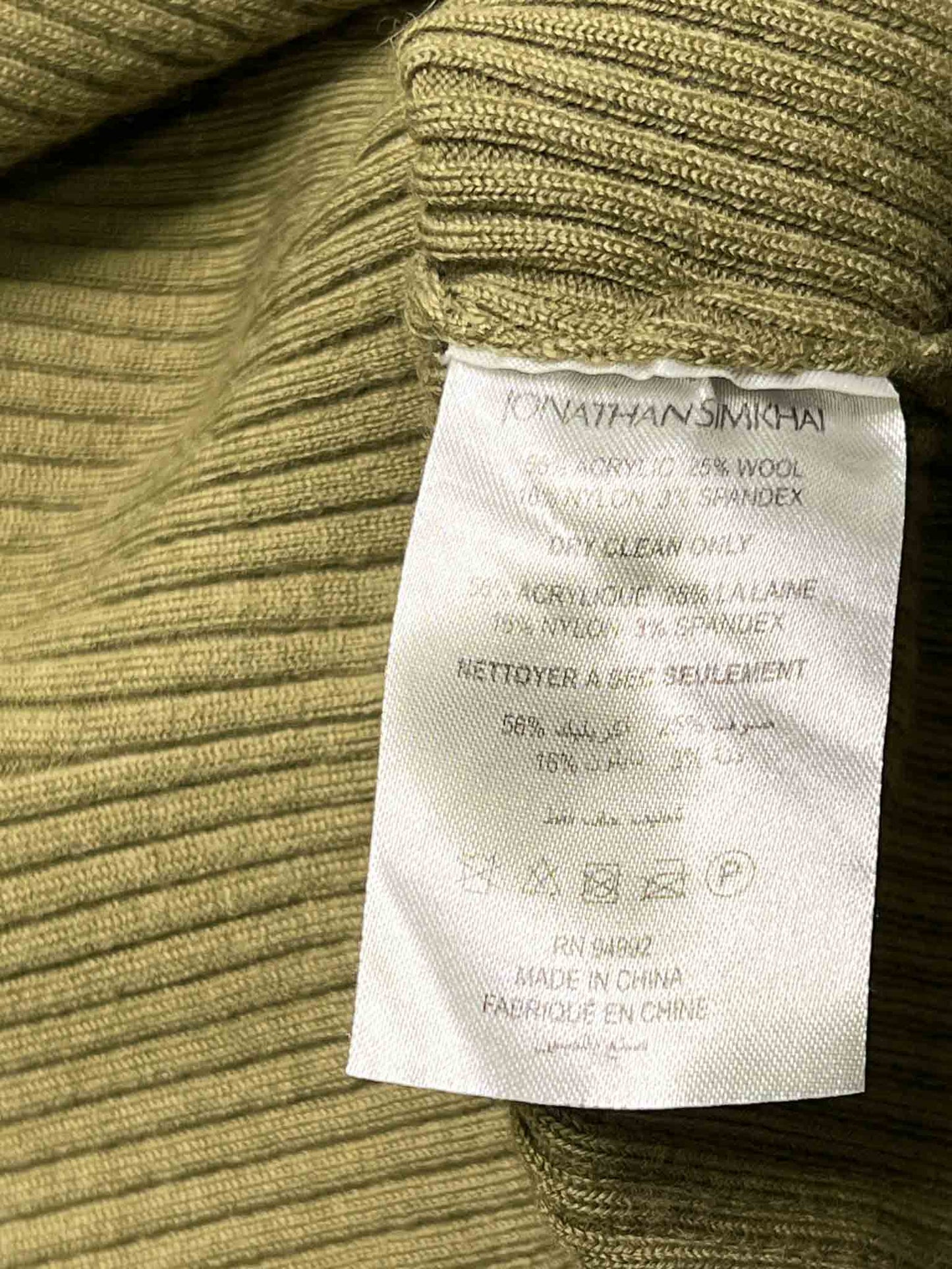 Size L | Jonathan Simkhai Claire Moss Cardigan