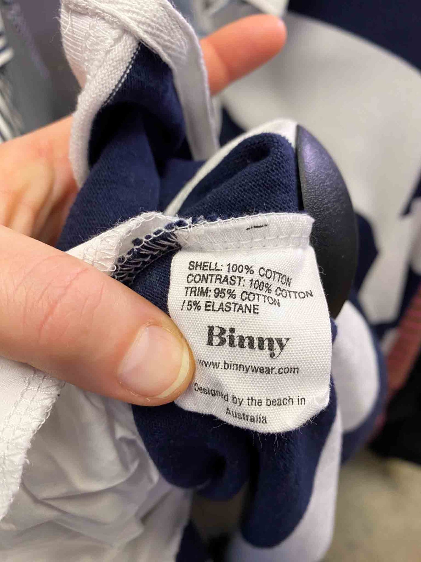 Size 16 | Binny Navy Striped Polo Dress