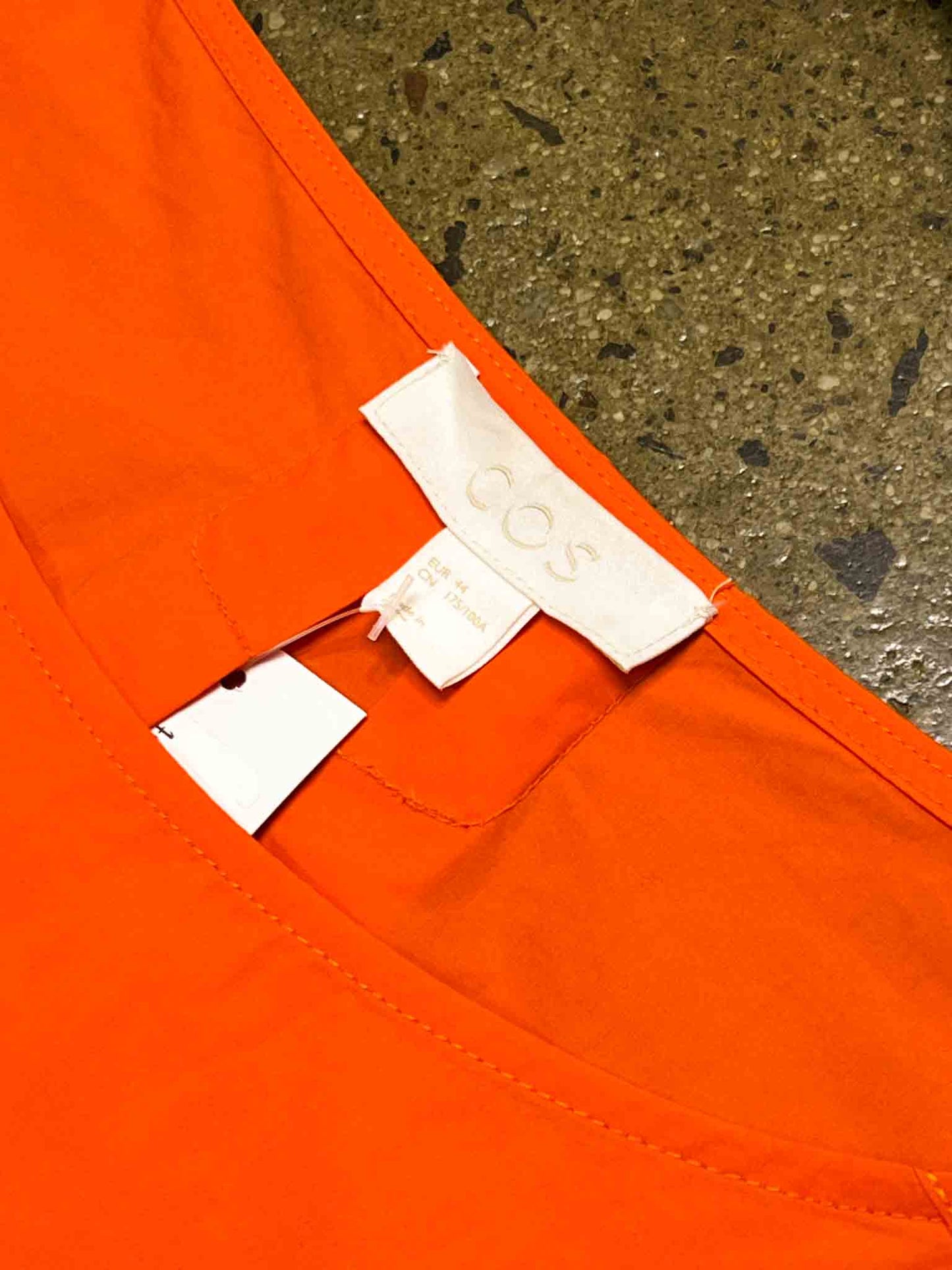 Size 16 | COS Orange Smock Midi Dress