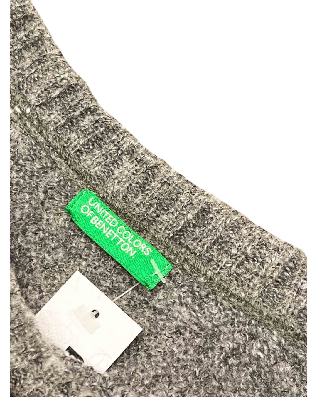 Size M | United Colors of Benetton Mohair Blend Striped Jumper