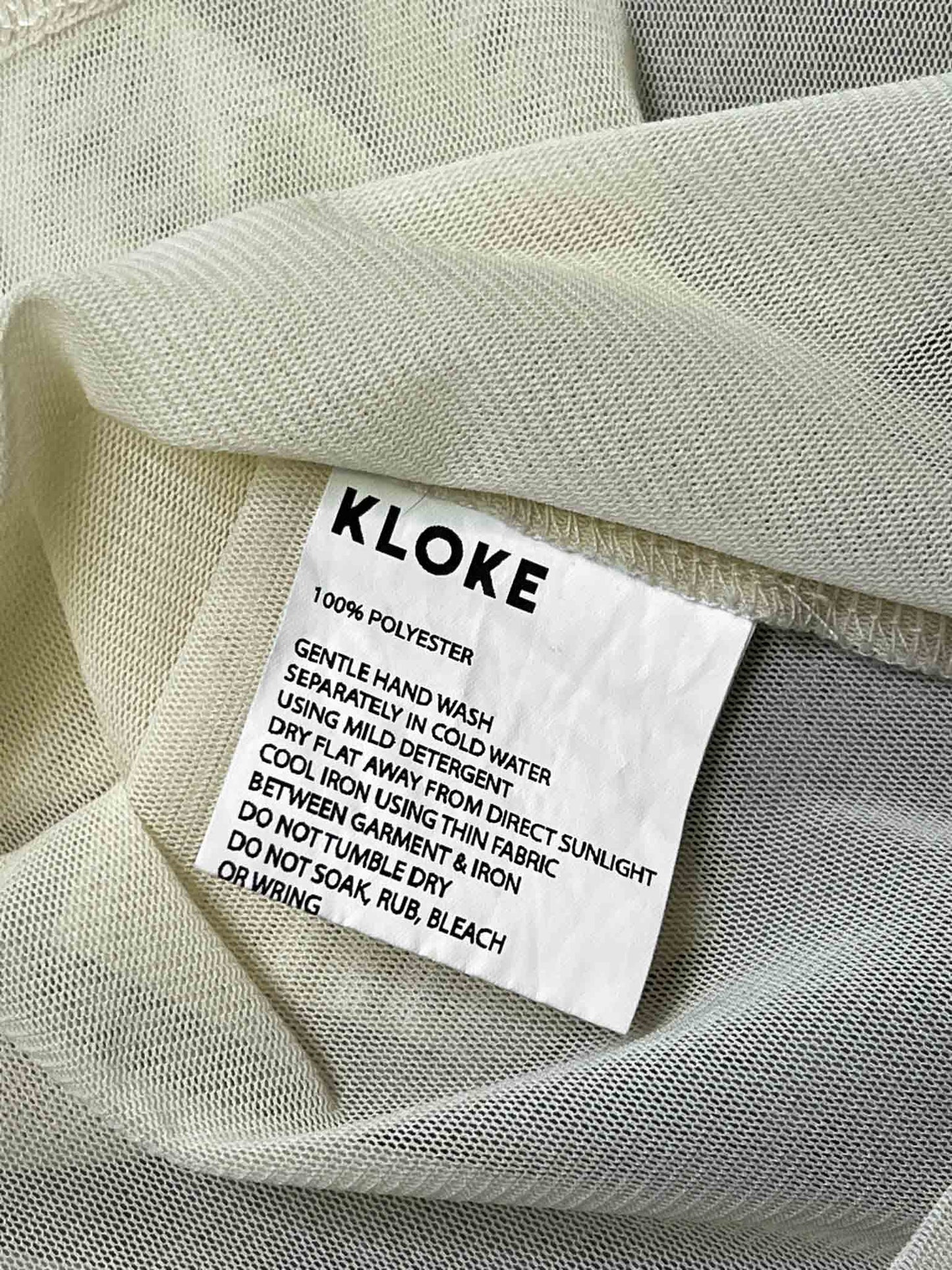 Size S | Kloke Mesh Long-Sleeve Top