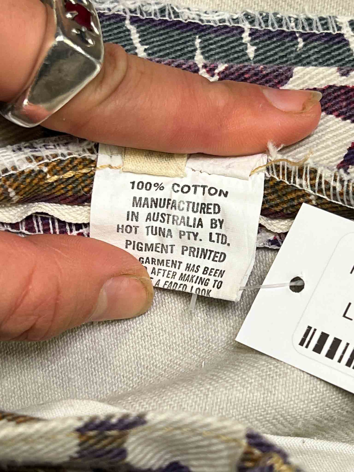 Size L | Hot Tuna Purple/Multi Jeans