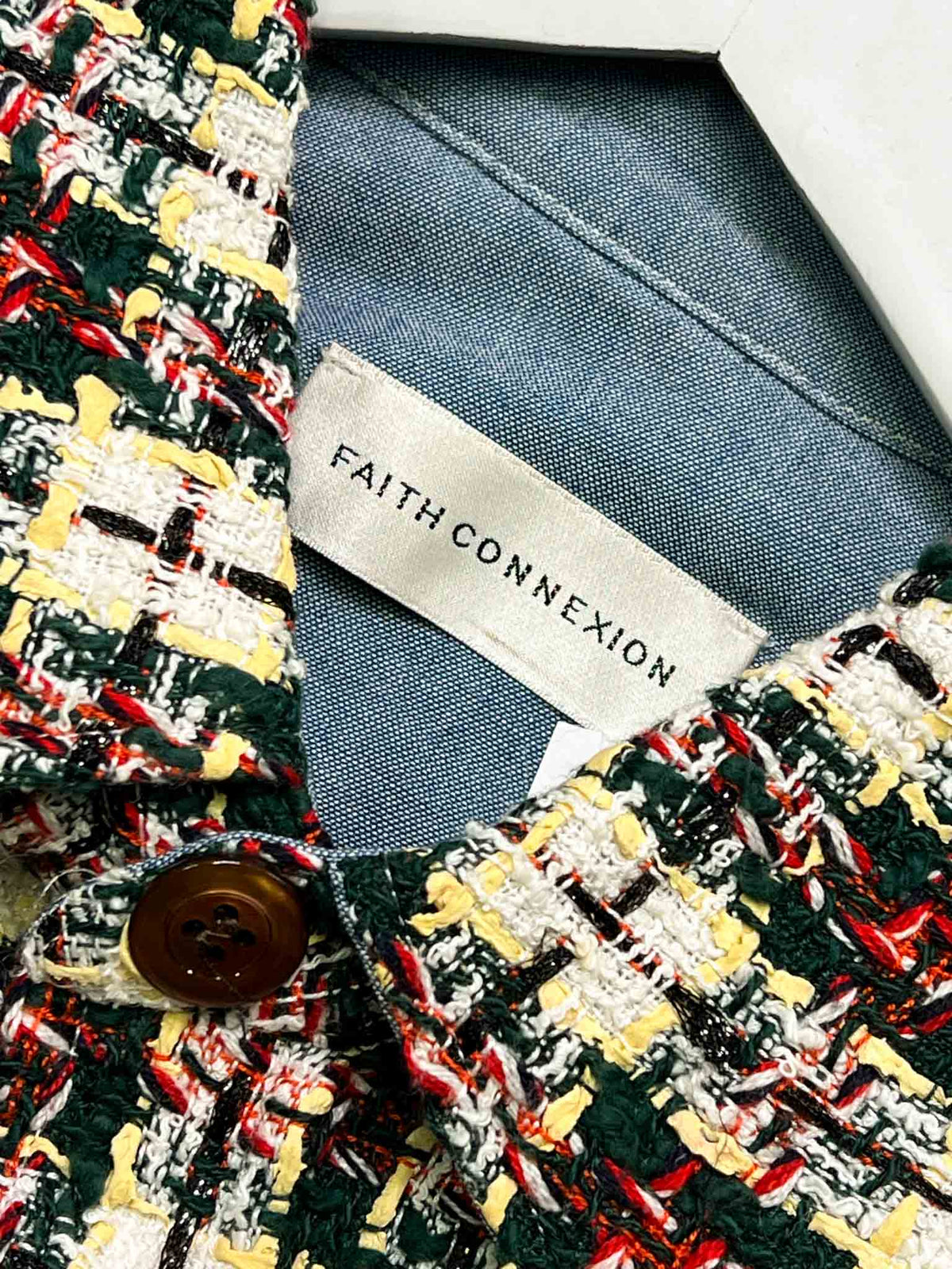 Size M | Faith Connexion Oversized Tweed Over Shirt