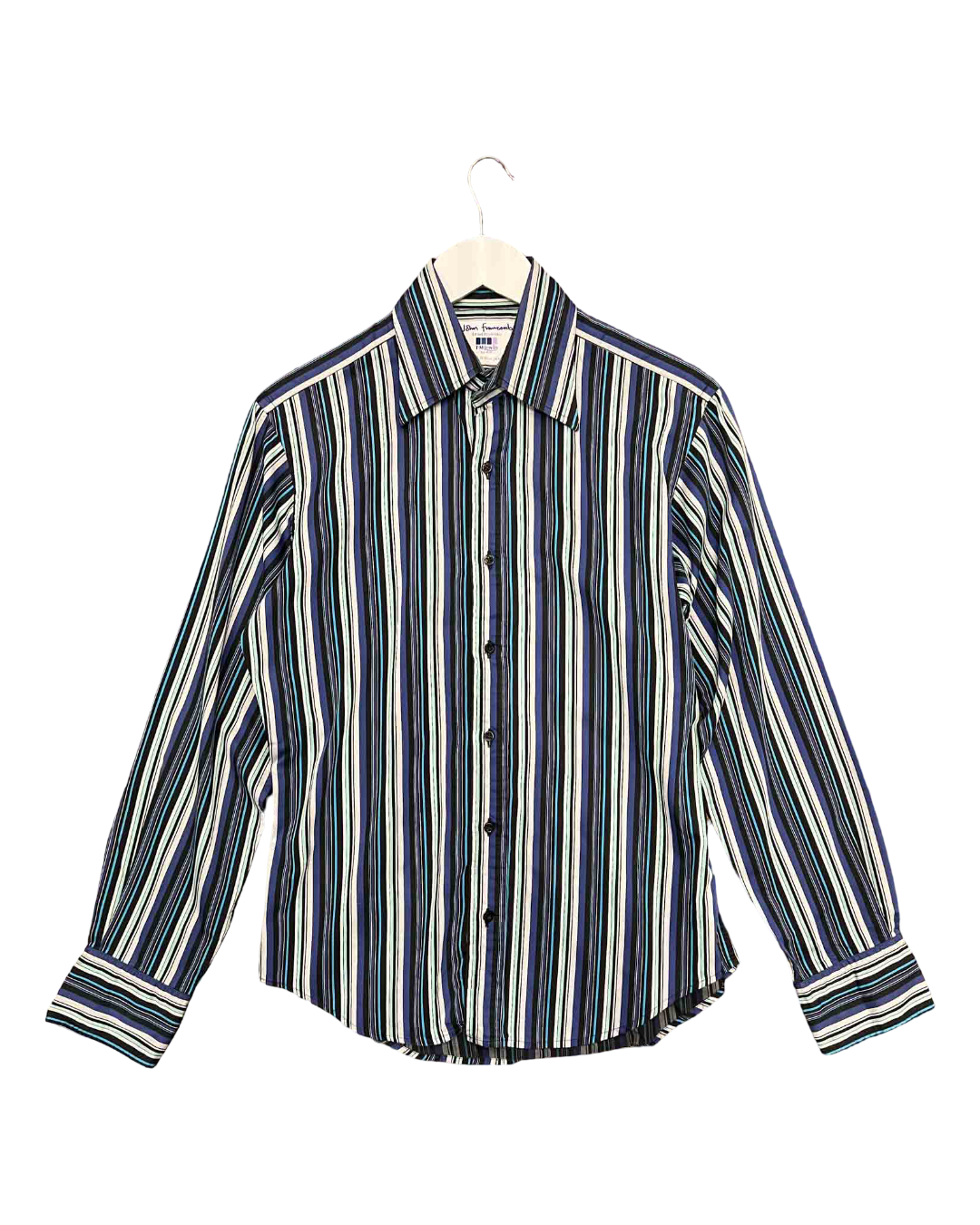 Size S | John Francomb Blue Stripe Shirt