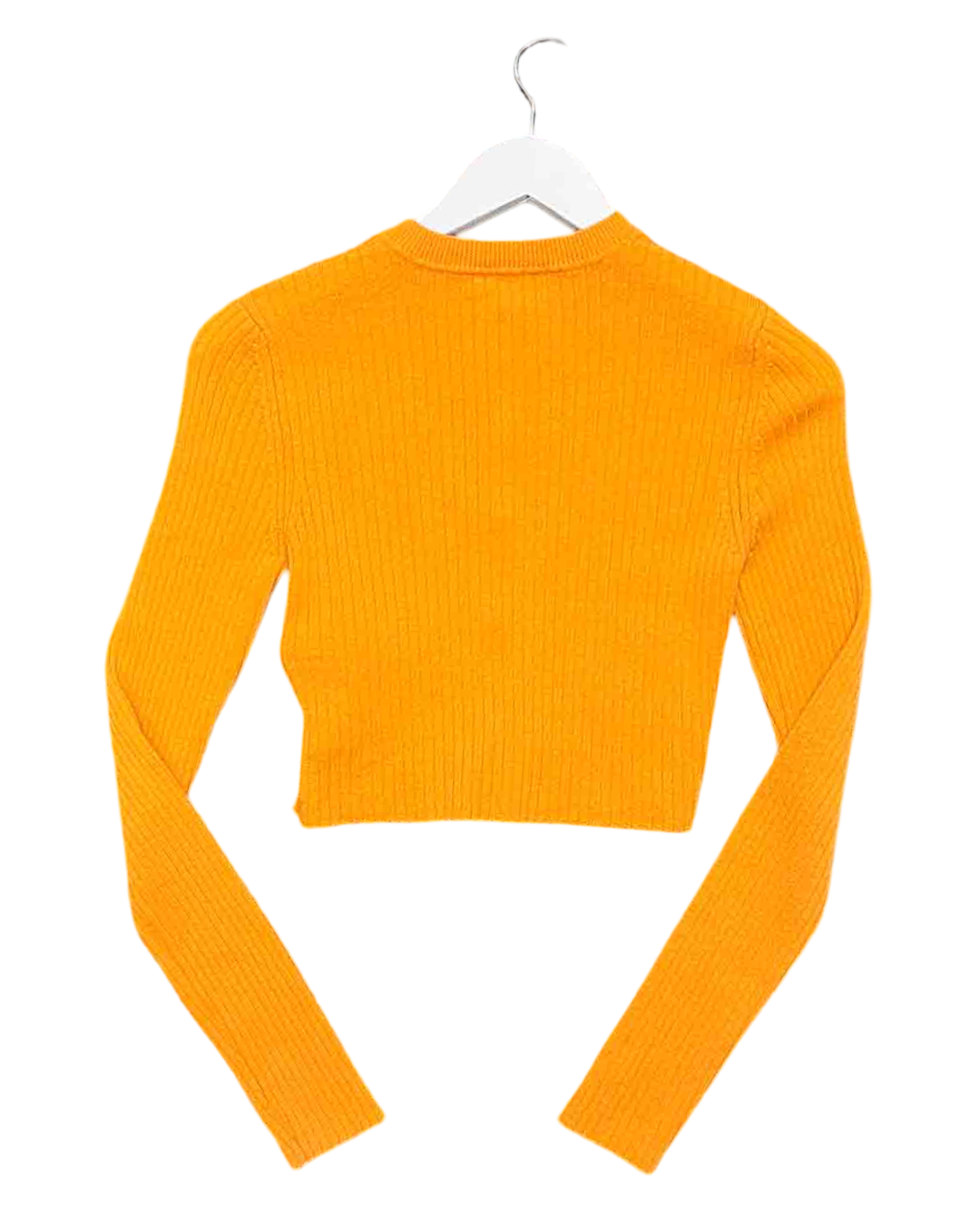 Size L | McIntyre Wool Cropped Yolk Cardigan
