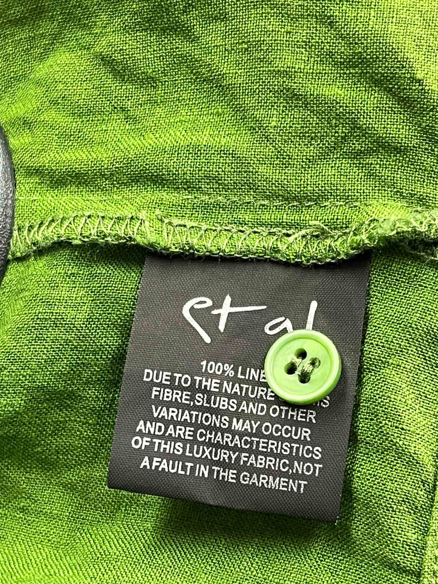 Size OSFM | Etal Green Linen Shirt
