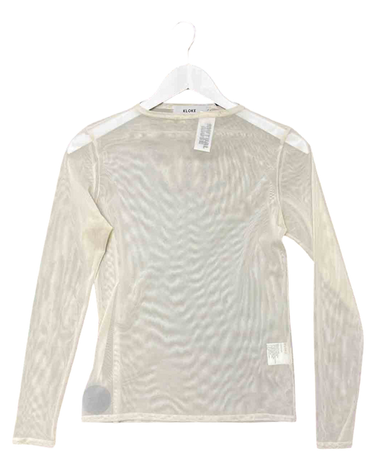 Size S | Kloke Mesh Long-Sleeve Top